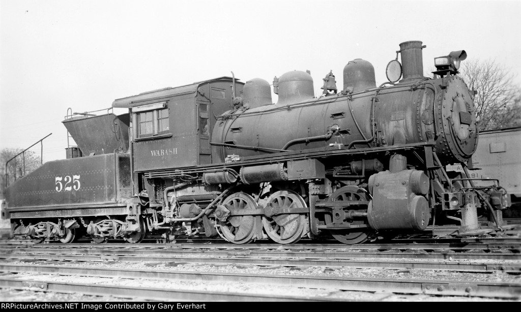 WAB 0-6-0 #525 - Wabash RR